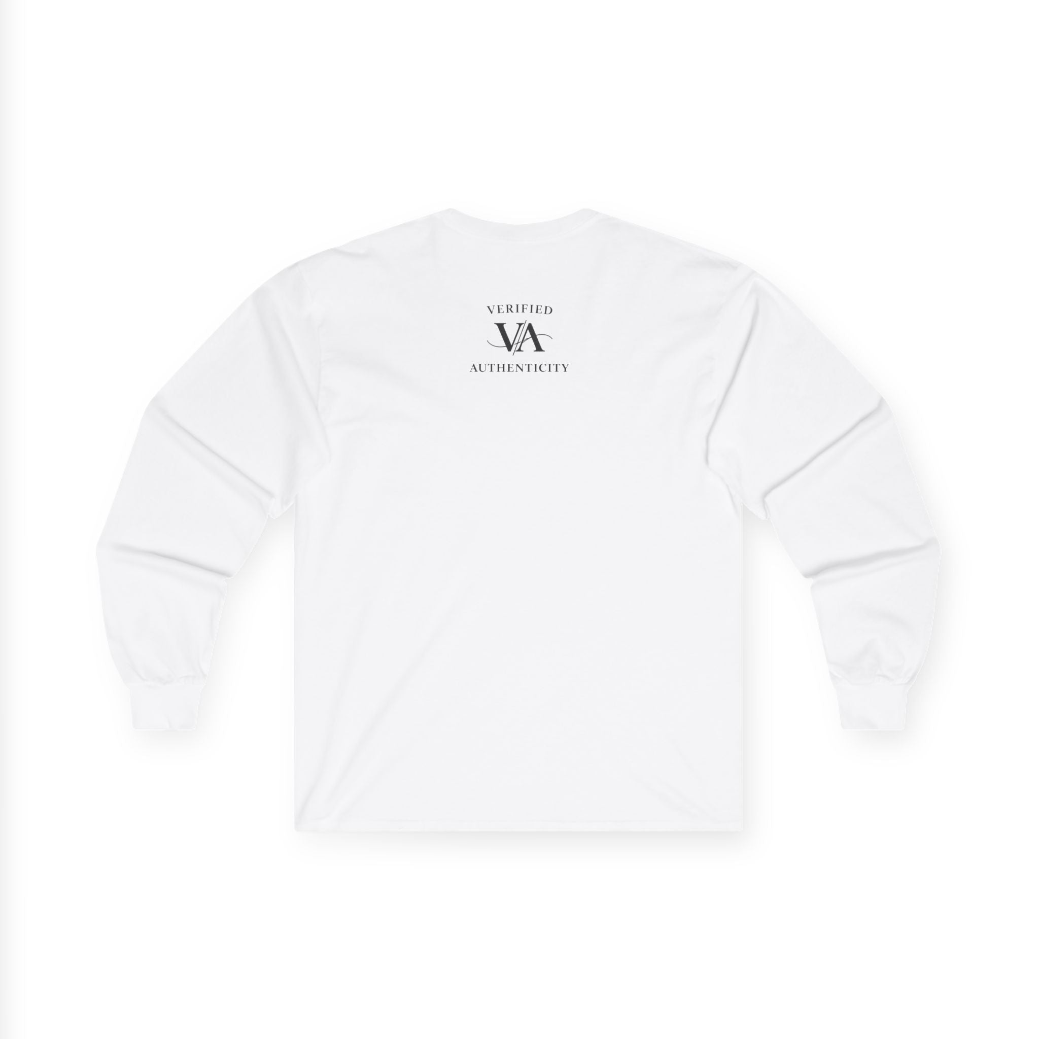 Long Sleeve Tee — "Verified Authenticity" Linear Logo