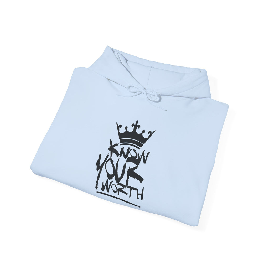 KYW — Inspirational Black Crown Graphic Hoodie