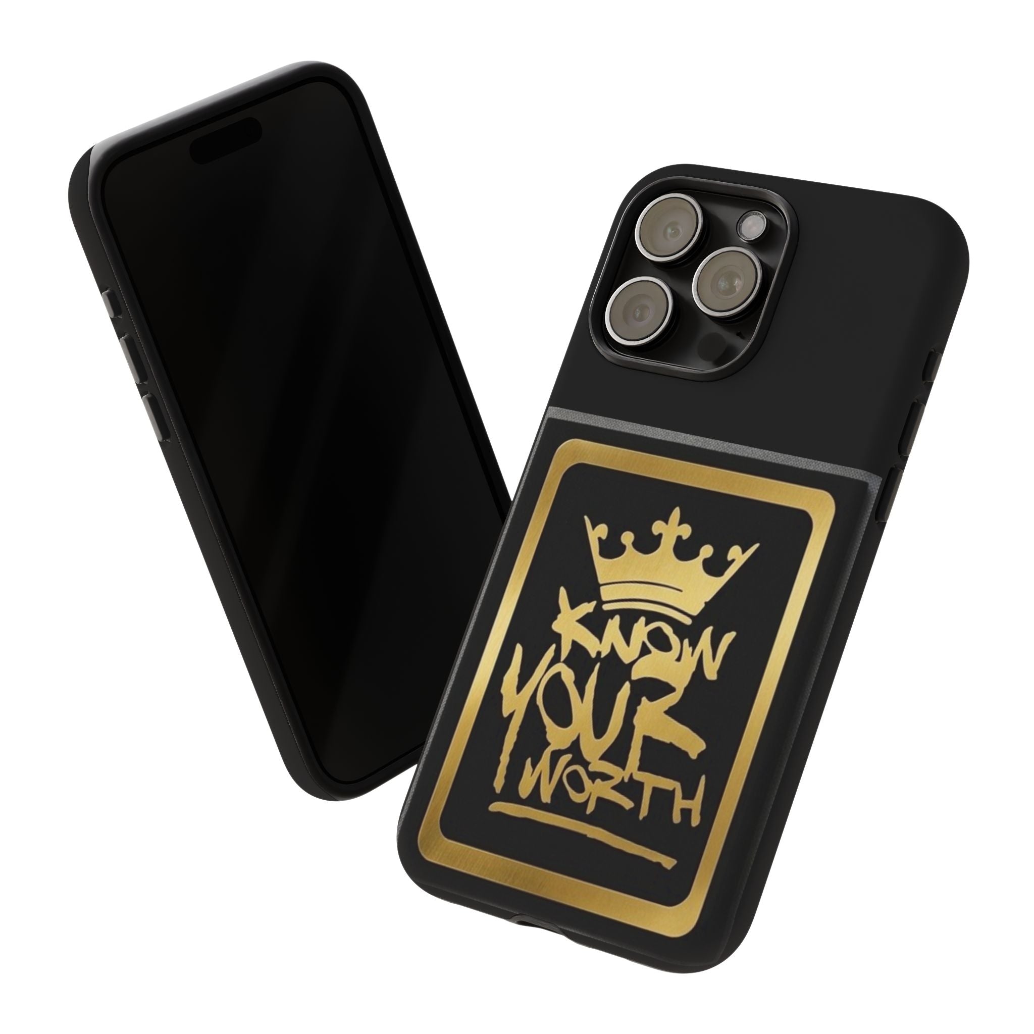 Know Your Worth 61920 - Gold Crown Cell Phone Case/ Cover