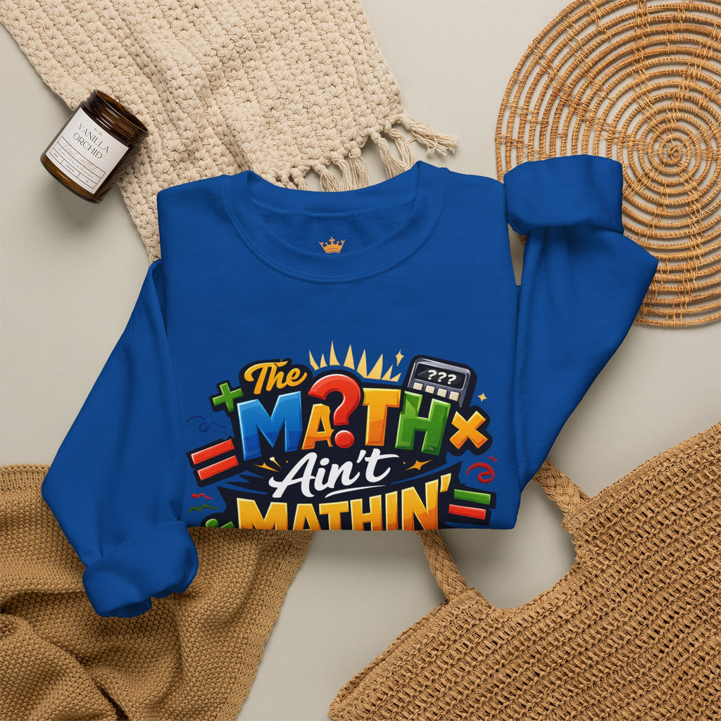 The Math Ain't Mathin - Grafitti Graphic - Crewneck Sweatshirt