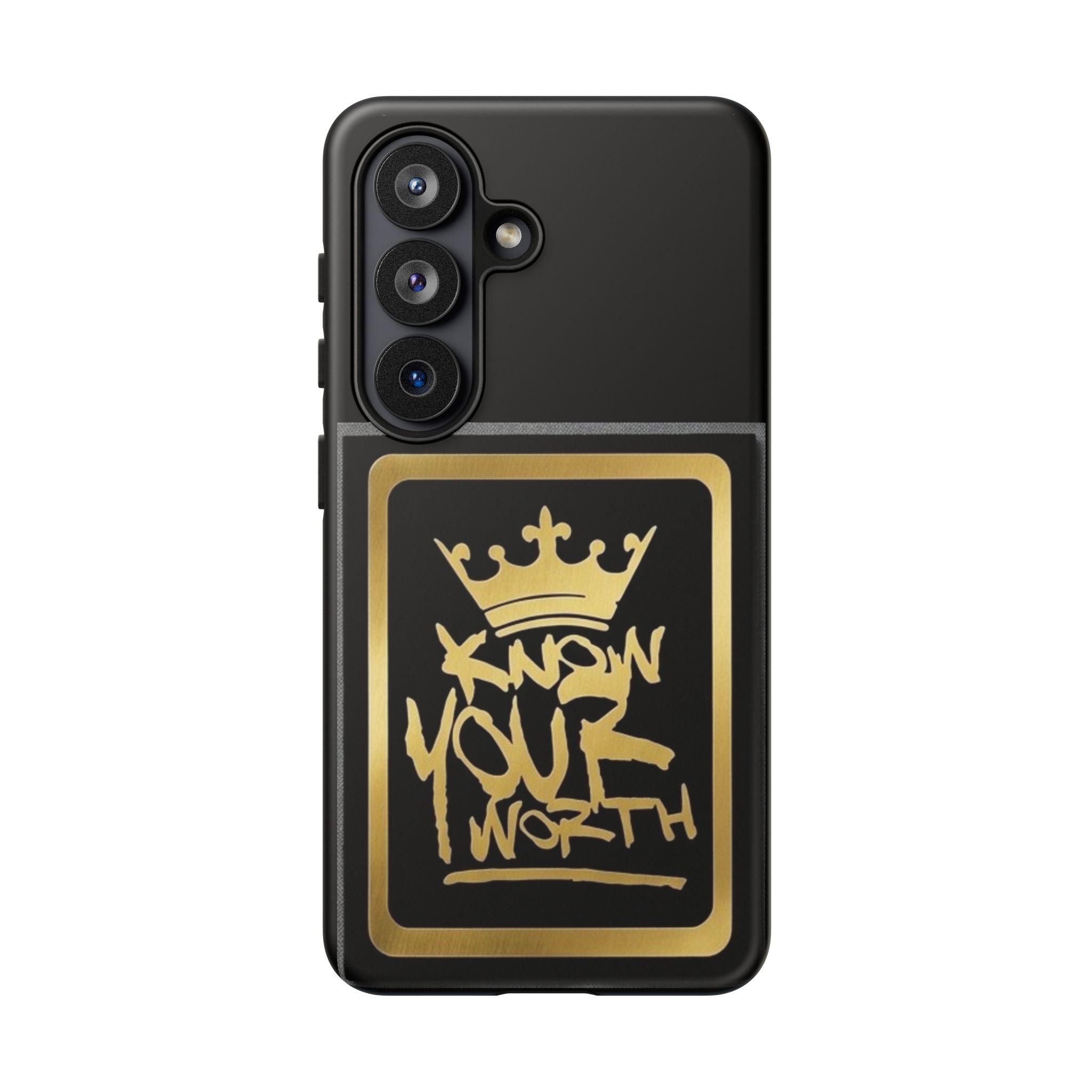 Know Your Worth 61920 - Gold Crown Cell Phone Case/ Cover