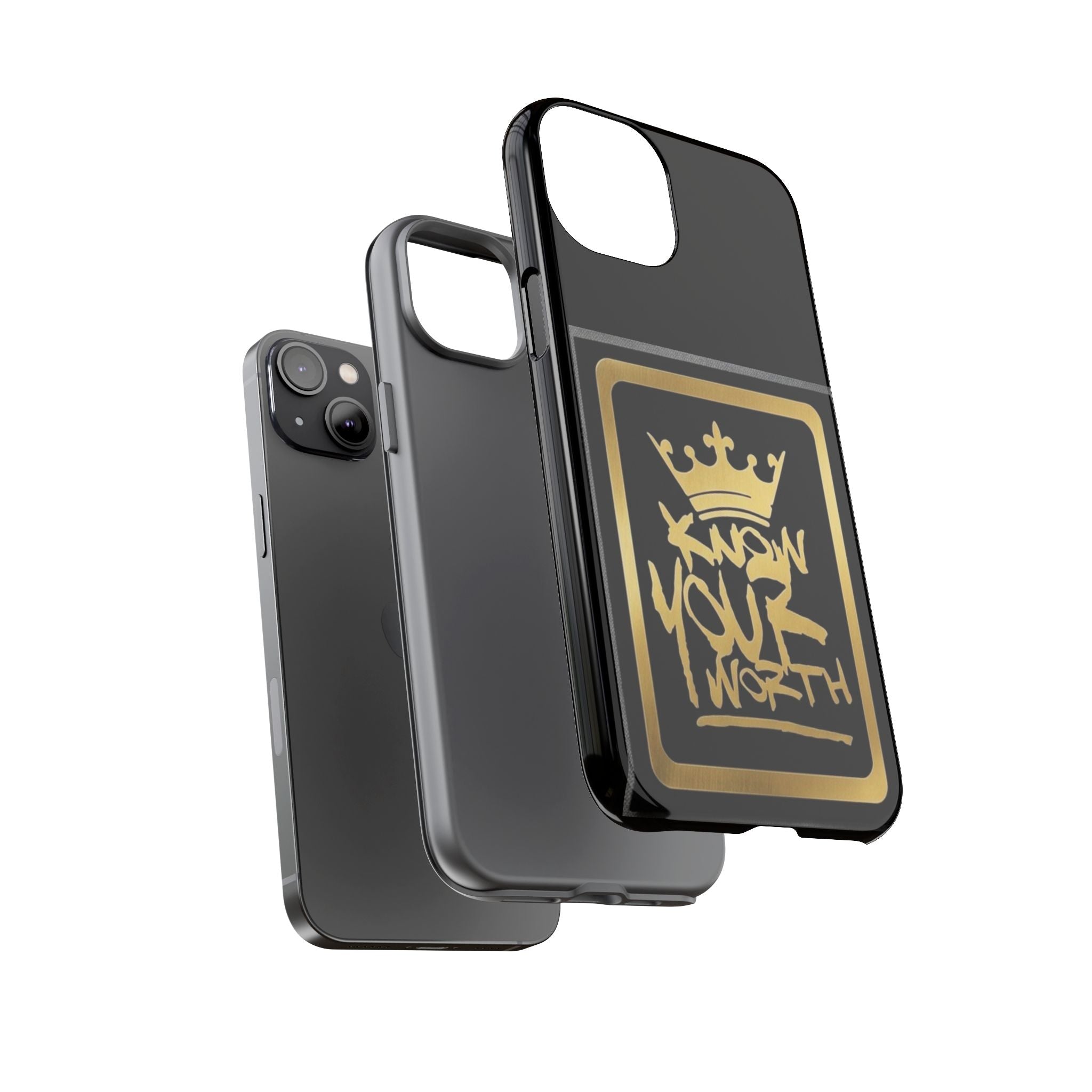 Know Your Worth 61920 - Gold Crown Cell Phone Case/ Cover