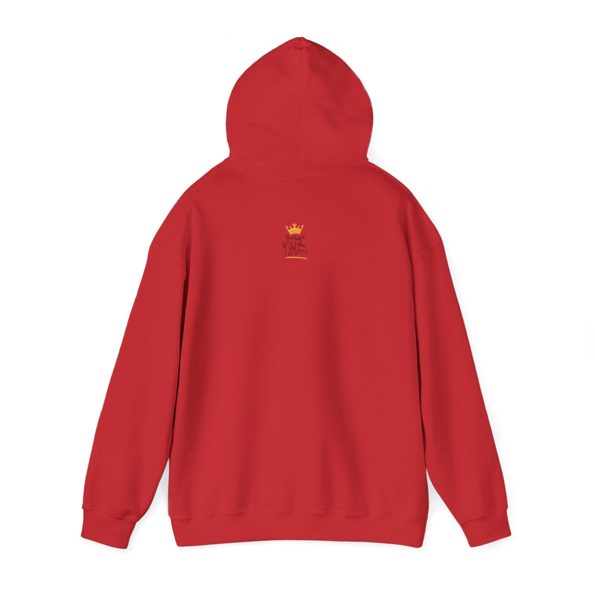The Math Ain't Math'n — Inspirational Gold & Burgundy Crown Graphic Hoodie