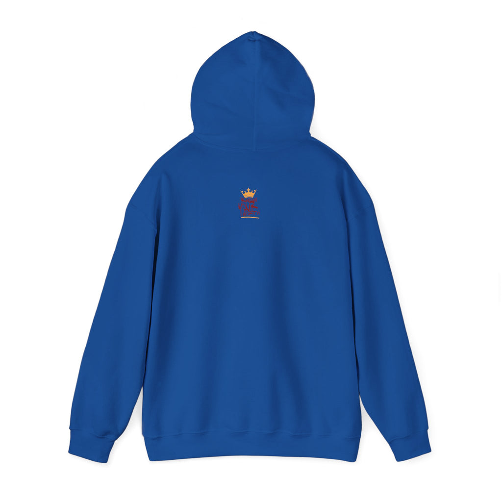 The Math Ain't Math'n — Inspirational Gold & Burgundy Crown Graphic Hoodie