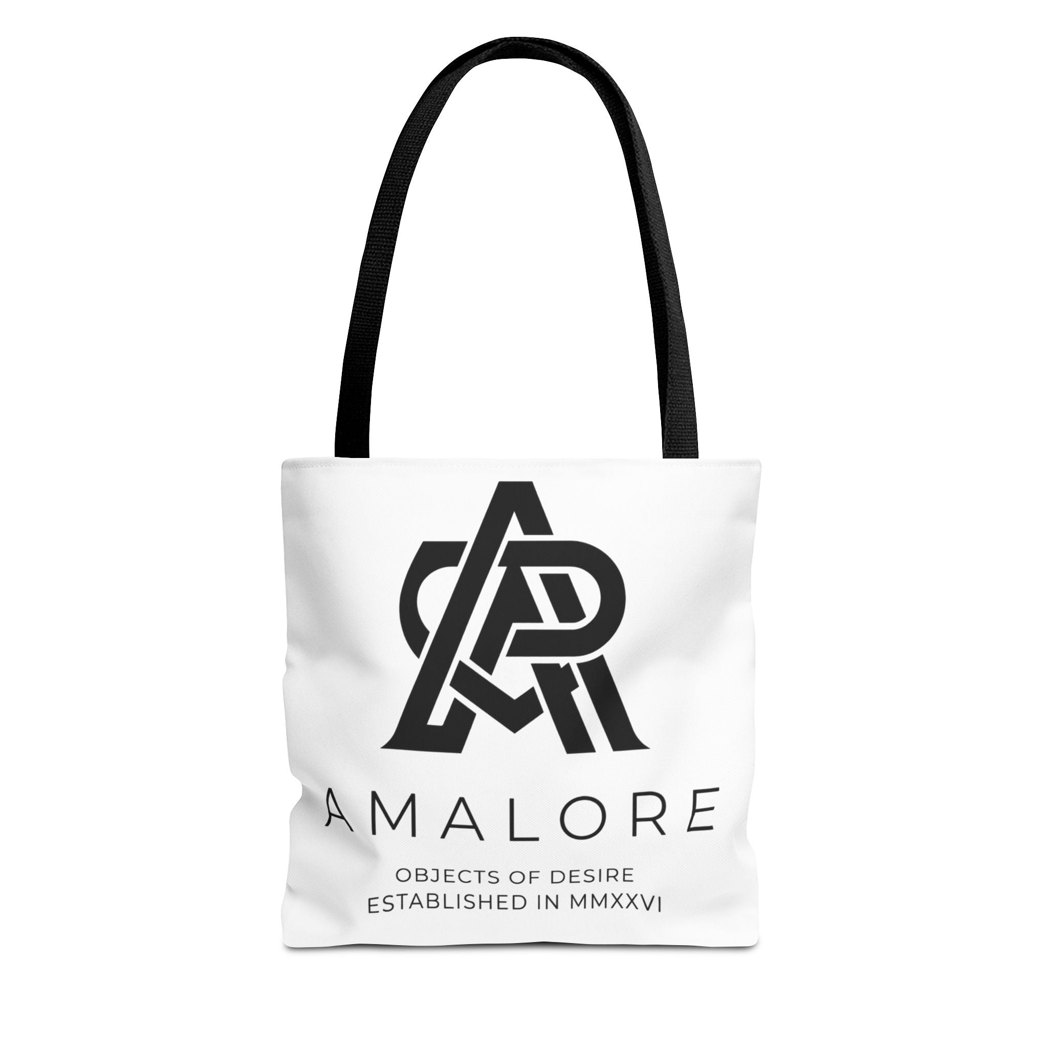 Amalore Designer Tote Bag — Minimalist Branded Canvas Tote