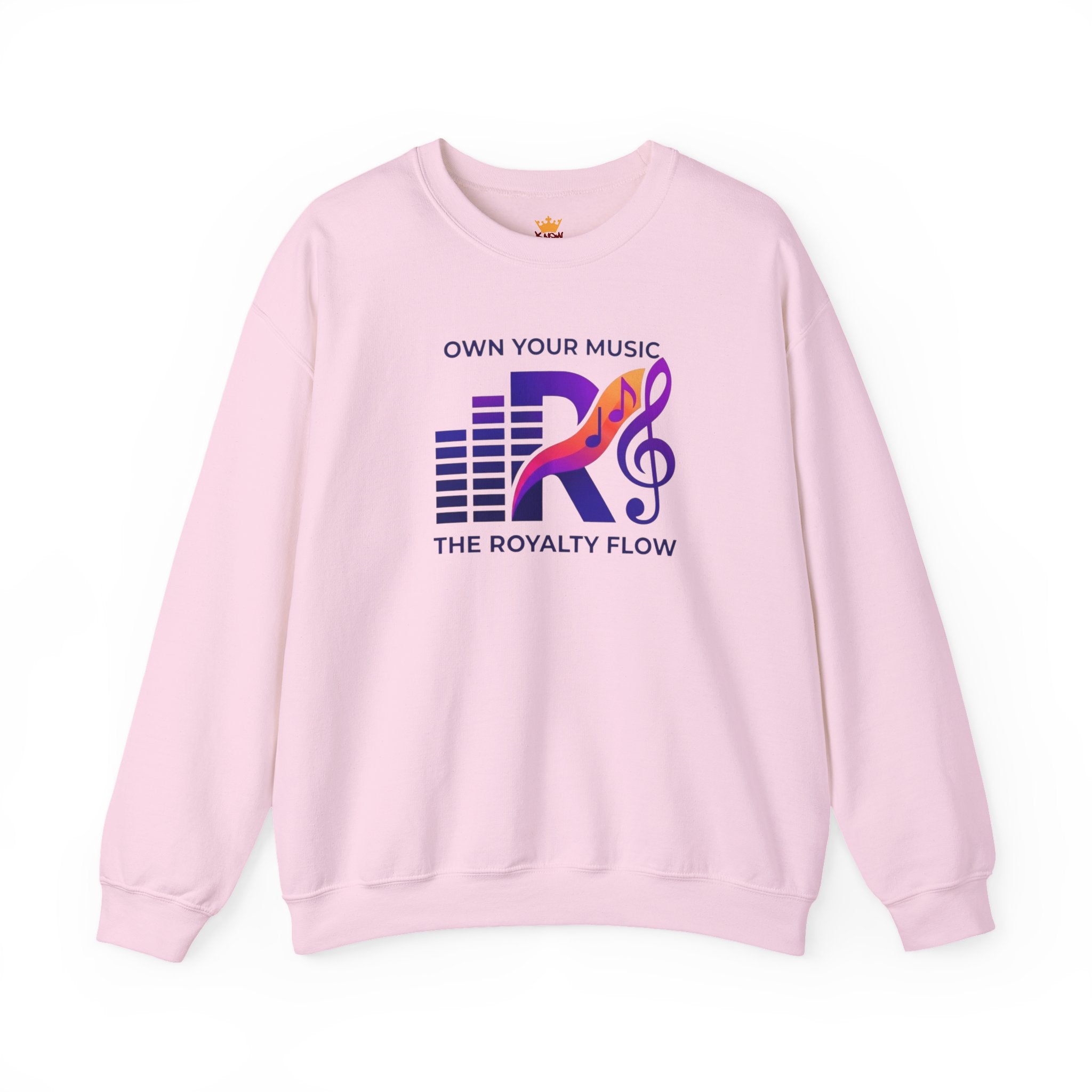 The Royalty Flow by KYW - Music Logo - 4 Colors Crewneck Sweatshirt