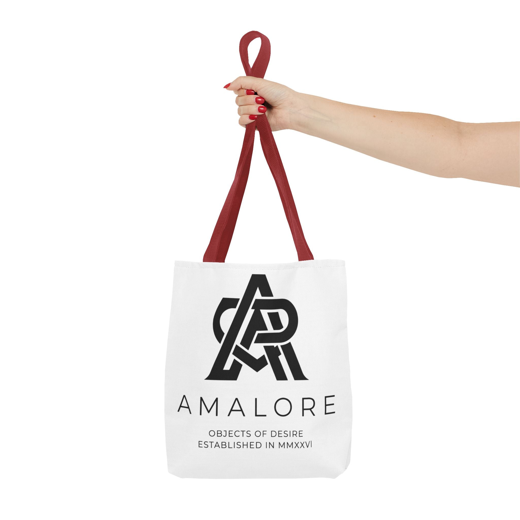 Amalore Designer Tote Bag — Minimalist Branded Canvas Tote