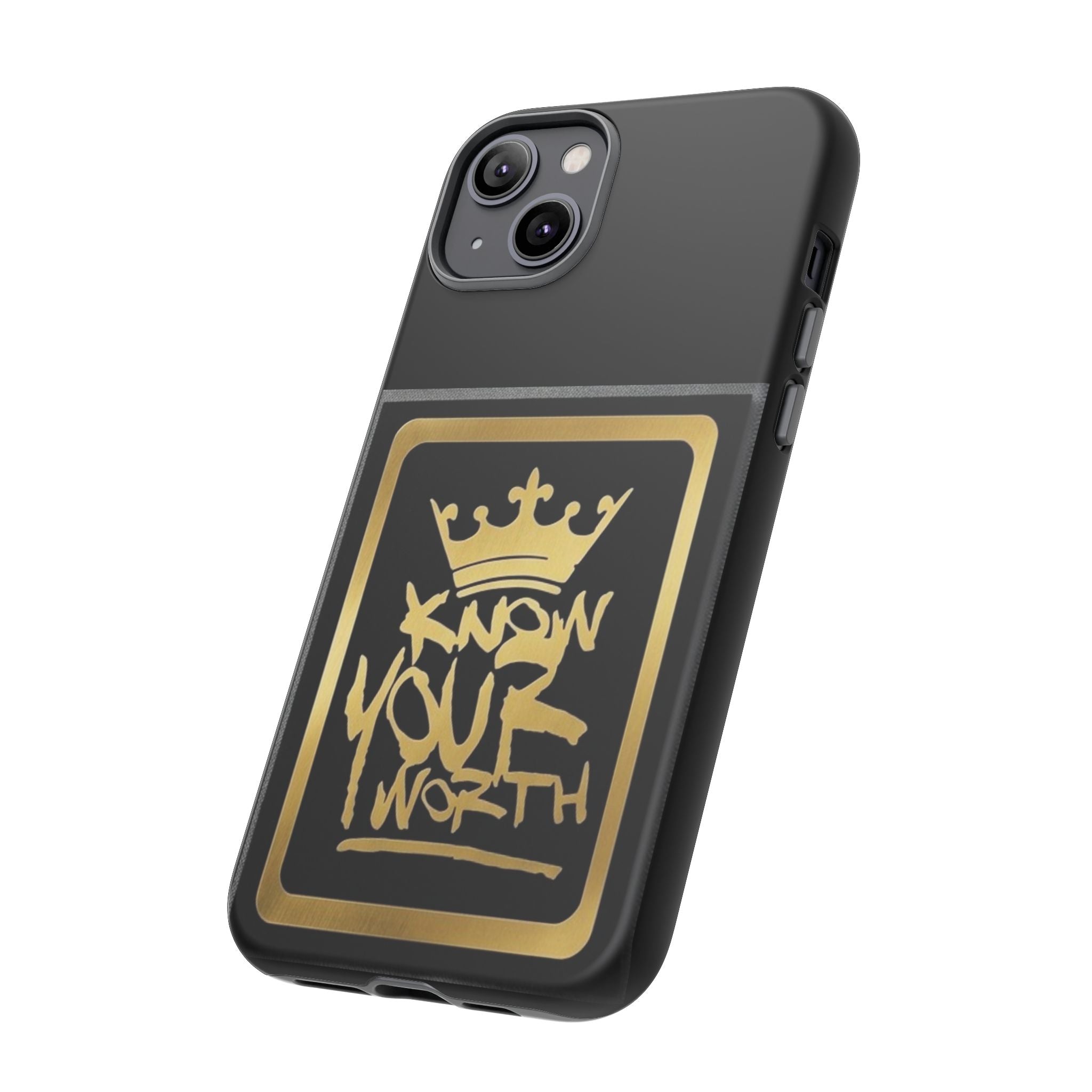 Know Your Worth 61920 - Gold Crown Cell Phone Case/ Cover