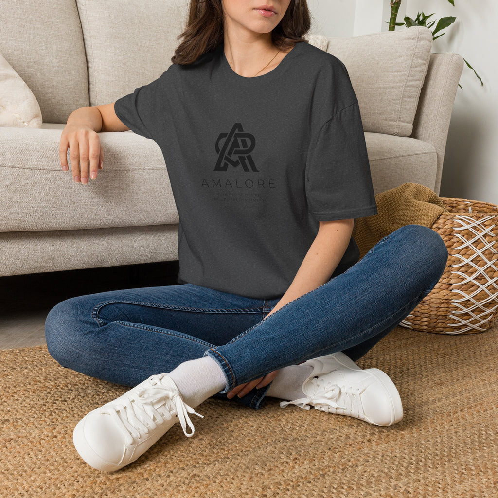 Amalore Logo T-Shirt — Minimalist Monogram Tee for Everyday Wear