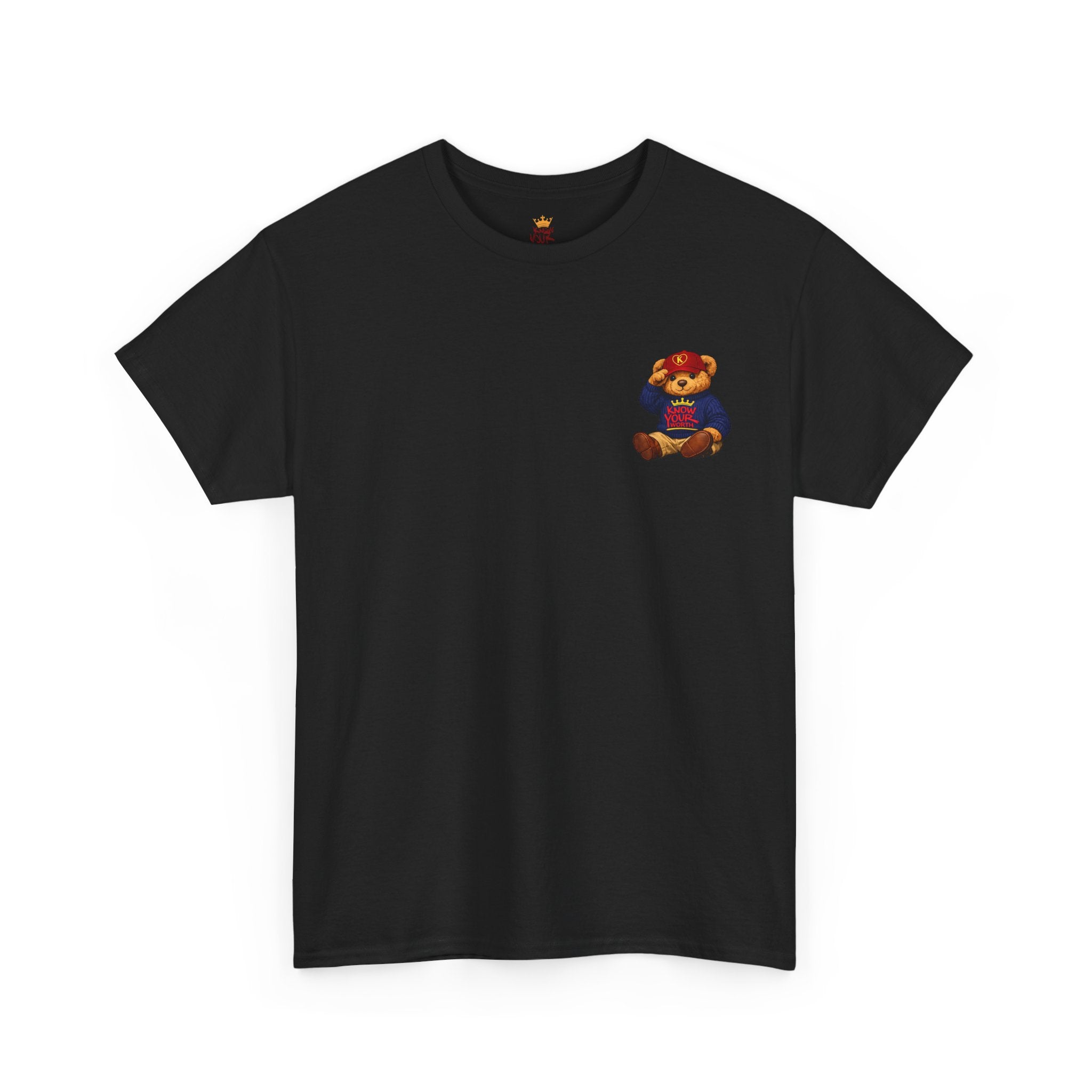 Know Your Worth EST. 6.19.20 — Inspirational Small Teddy Bear Graphic Tee