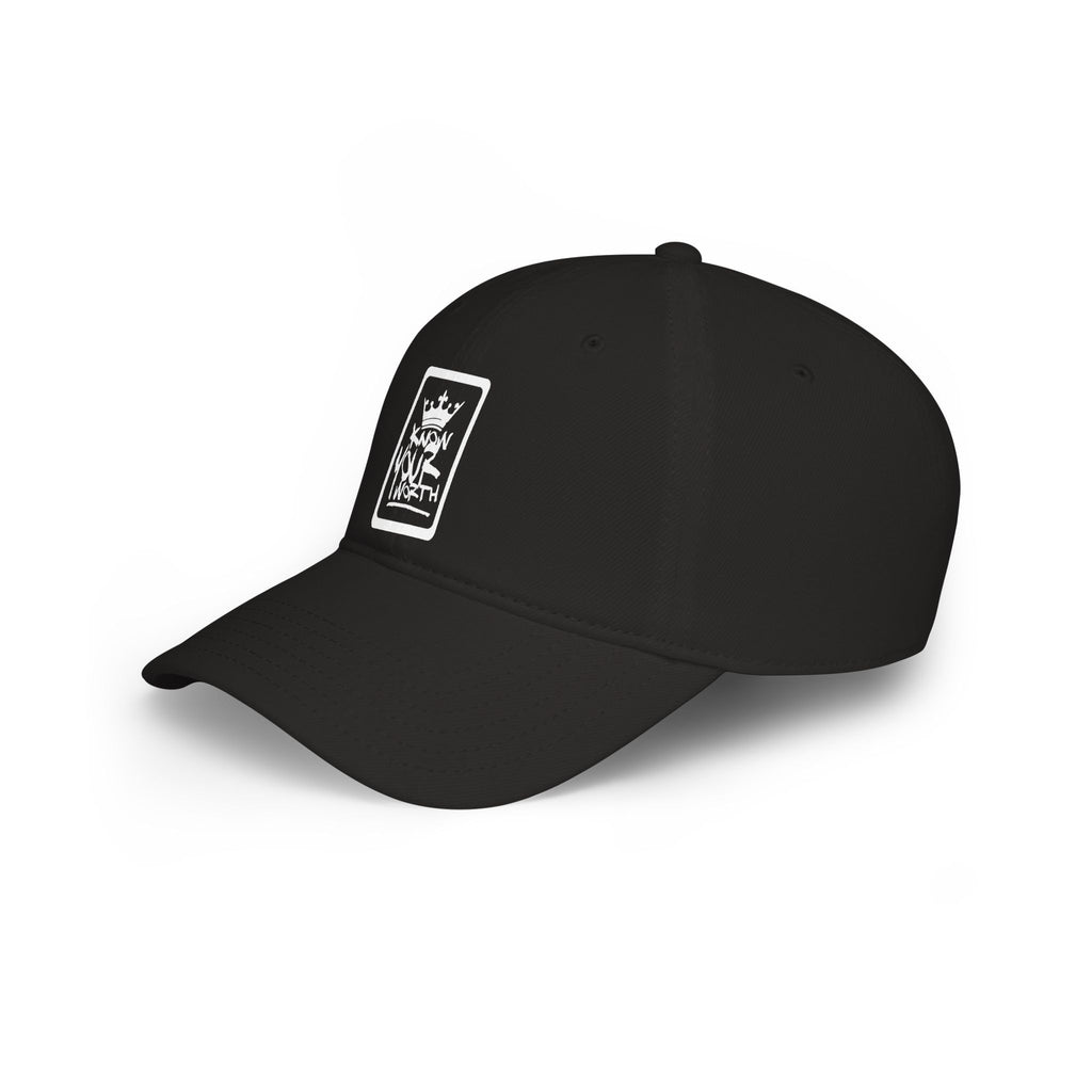 Know Your Worth Emblem - Low Profile Baseball Cap