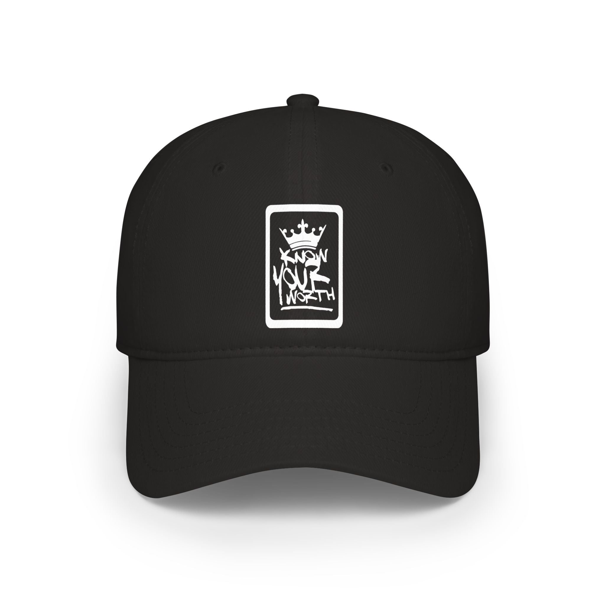 Know Your Worth Emblem - Low Profile Baseball Cap