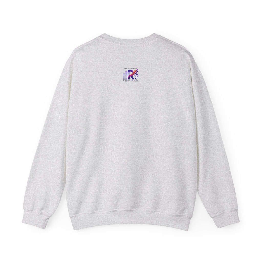 The Royalty Flow by KYW - Music Logo - 4 Colors Crewneck Sweatshirt