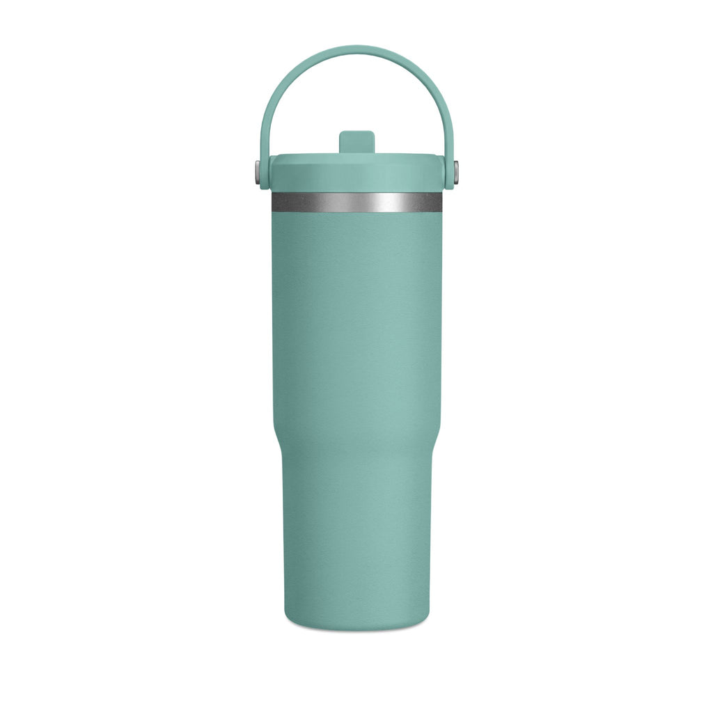 Monogram Heart Tumbler — 32oz - Know Your Worth Est. 61920 - Insulated Travel Cup with Initial 'Heart K'