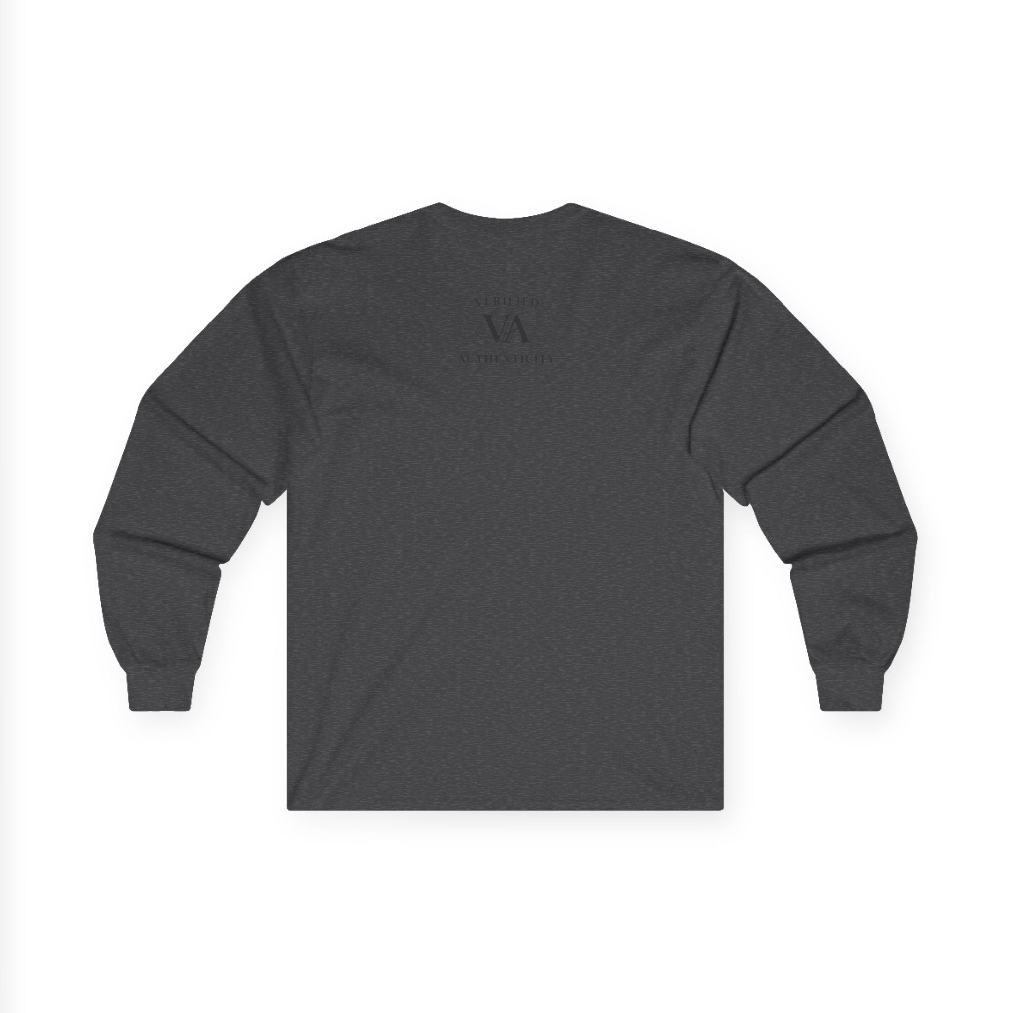 Long Sleeve Tee — "Verified Authenticity" Linear Logo