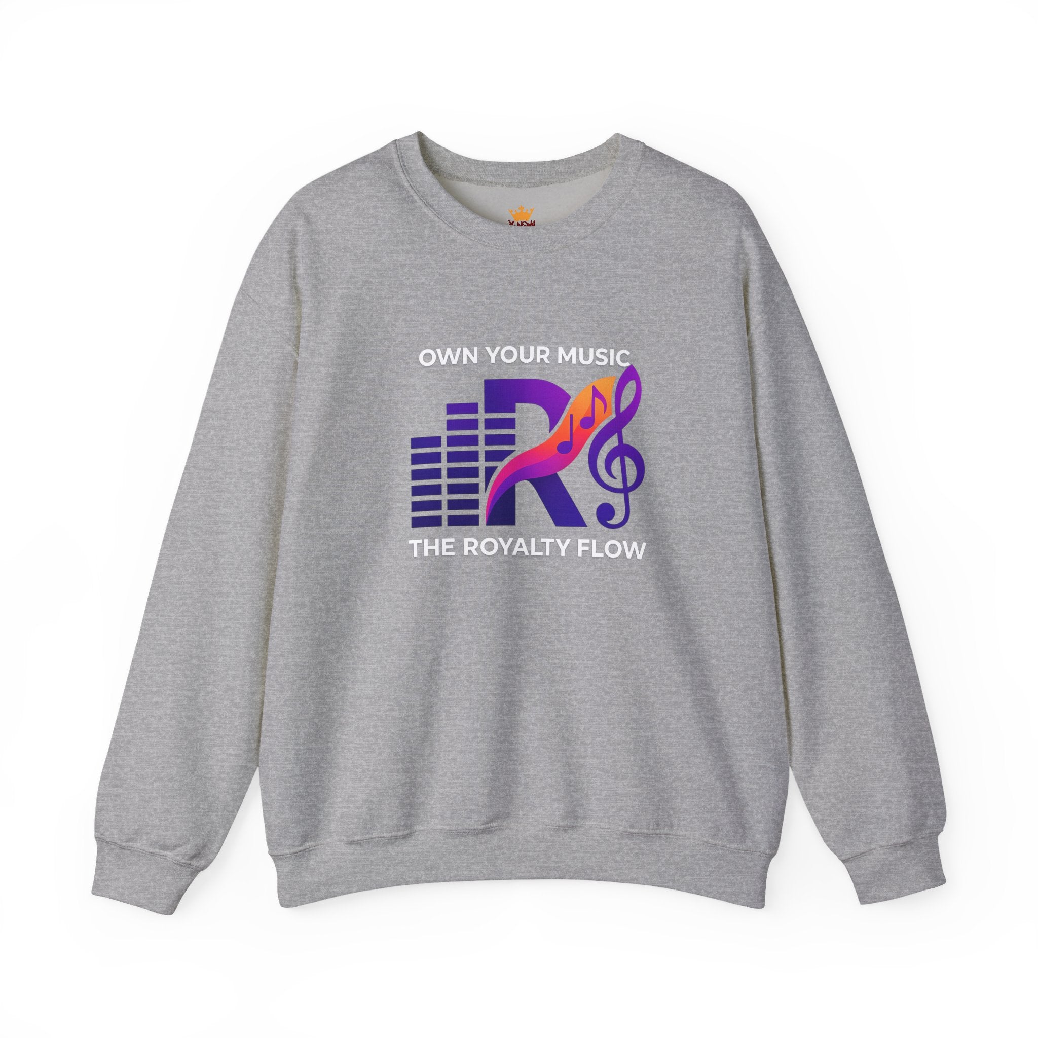 The Royalty Flow by KYW - Music Logo - Crewneck Sweatshirt