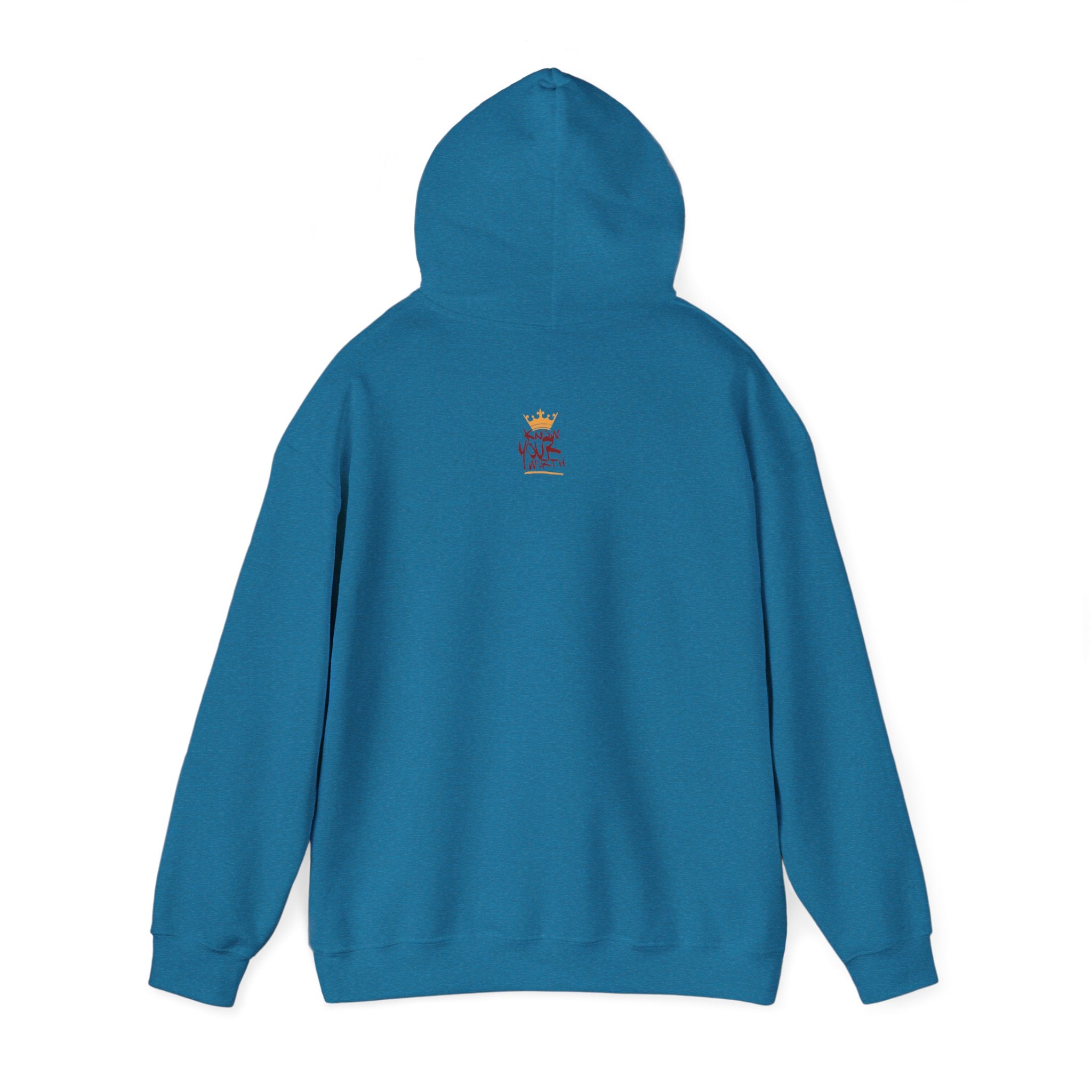The Math Ain't Math'n — Inspirational Gold & Burgundy Crown Graphic Hoodie