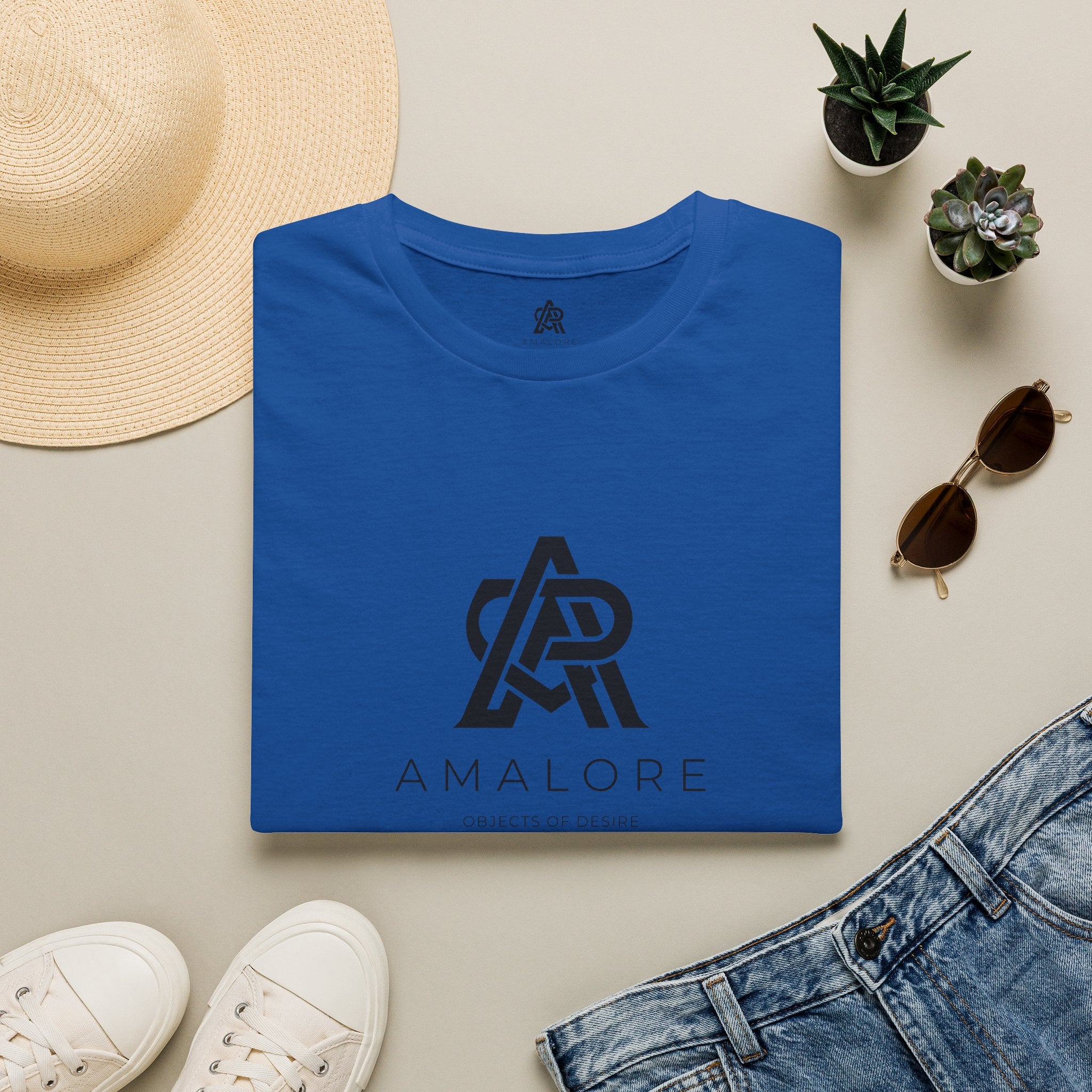 Amalore Logo T-Shirt — Minimalist Monogram Tee for Everyday Wear