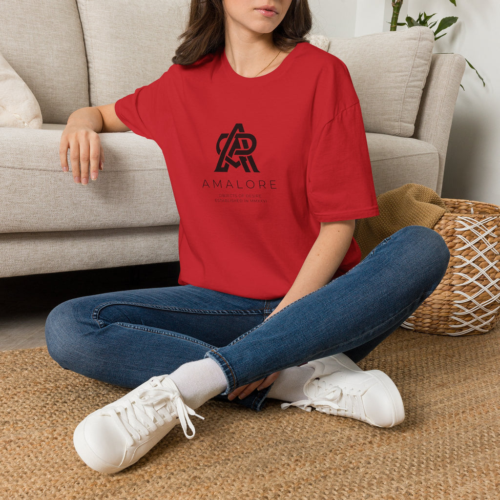 Amalore Logo T-Shirt — Minimalist Monogram Tee for Everyday Wear