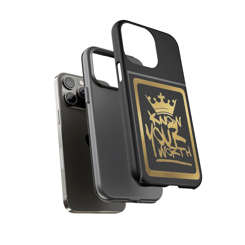 Know Your Worth 61920 - Gold Crown Cell Phone Case/ Cover