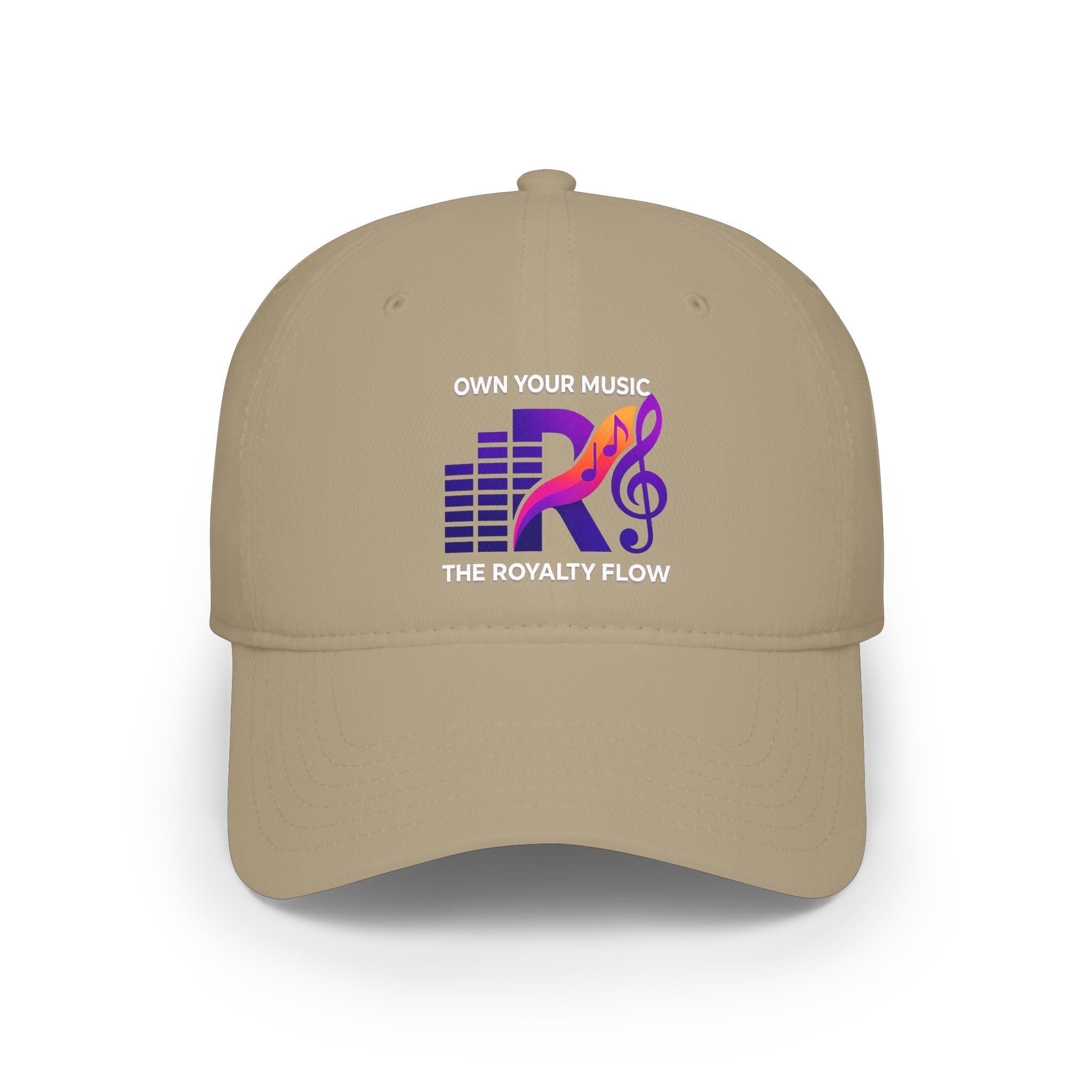 The Royalty Flow Music Logo - Low Profile Baseball Cap