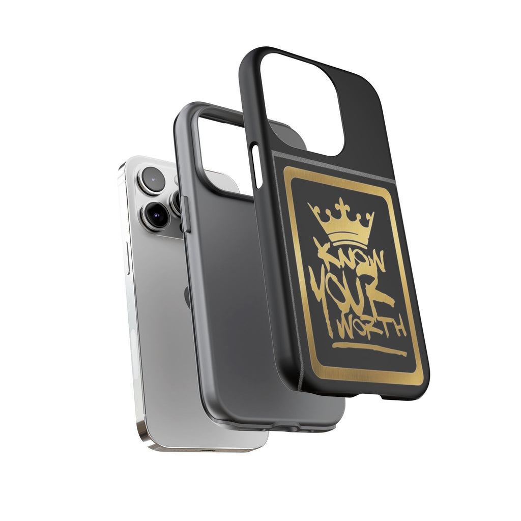 Know Your Worth 61920 - Gold Crown Cell Phone Case/ Cover