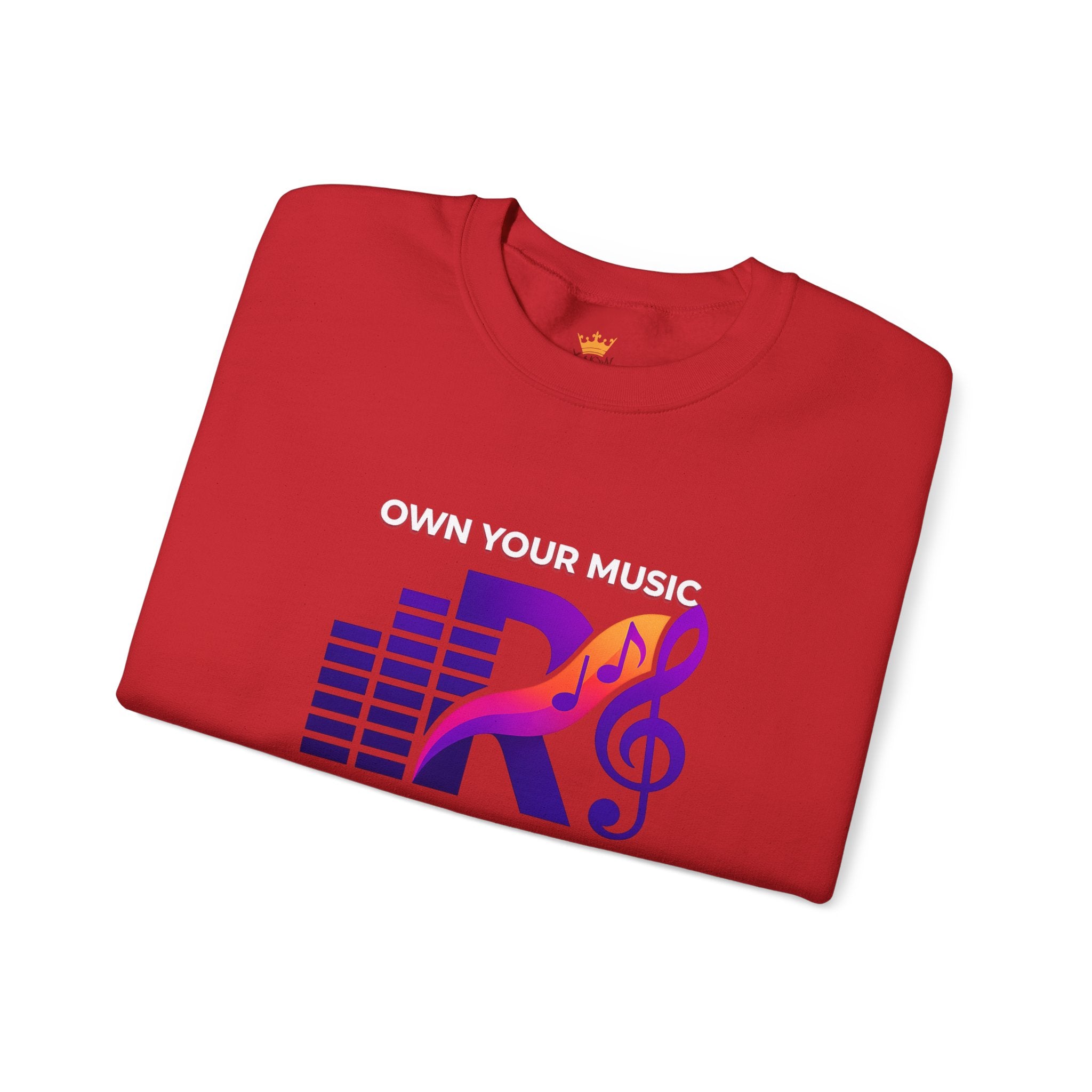 The Royalty Flow by KYW - Music Logo - Crewneck Sweatshirt