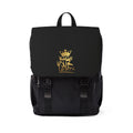 Know Your Worth Designer Gold Crown Casual Shoulder Backpack