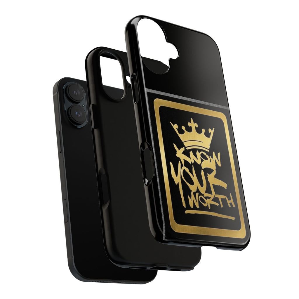 Know Your Worth 61920 - Gold Crown Cell Phone Case/ Cover