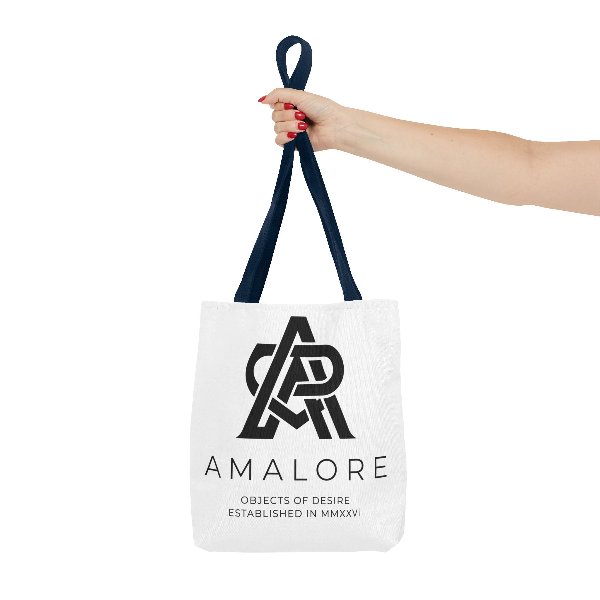 Amalore Designer Tote Bag — Minimalist Branded Canvas Tote