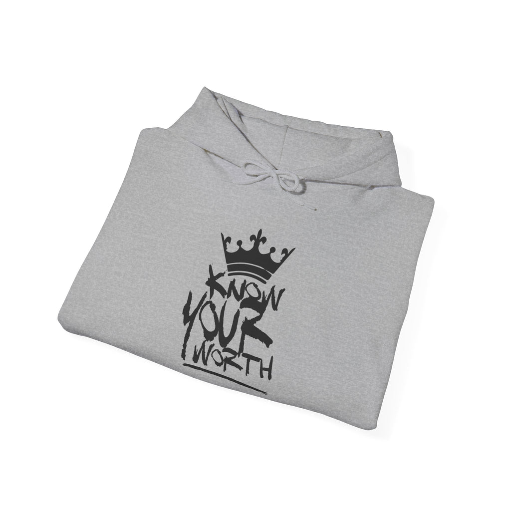 KYW — Inspirational Black Crown Graphic Hoodie