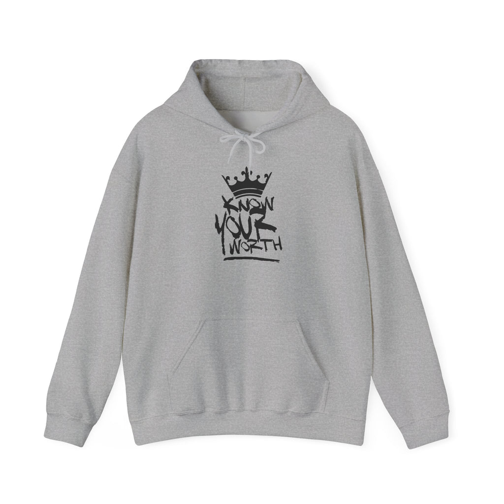KYW — Inspirational Black Crown Graphic Hoodie