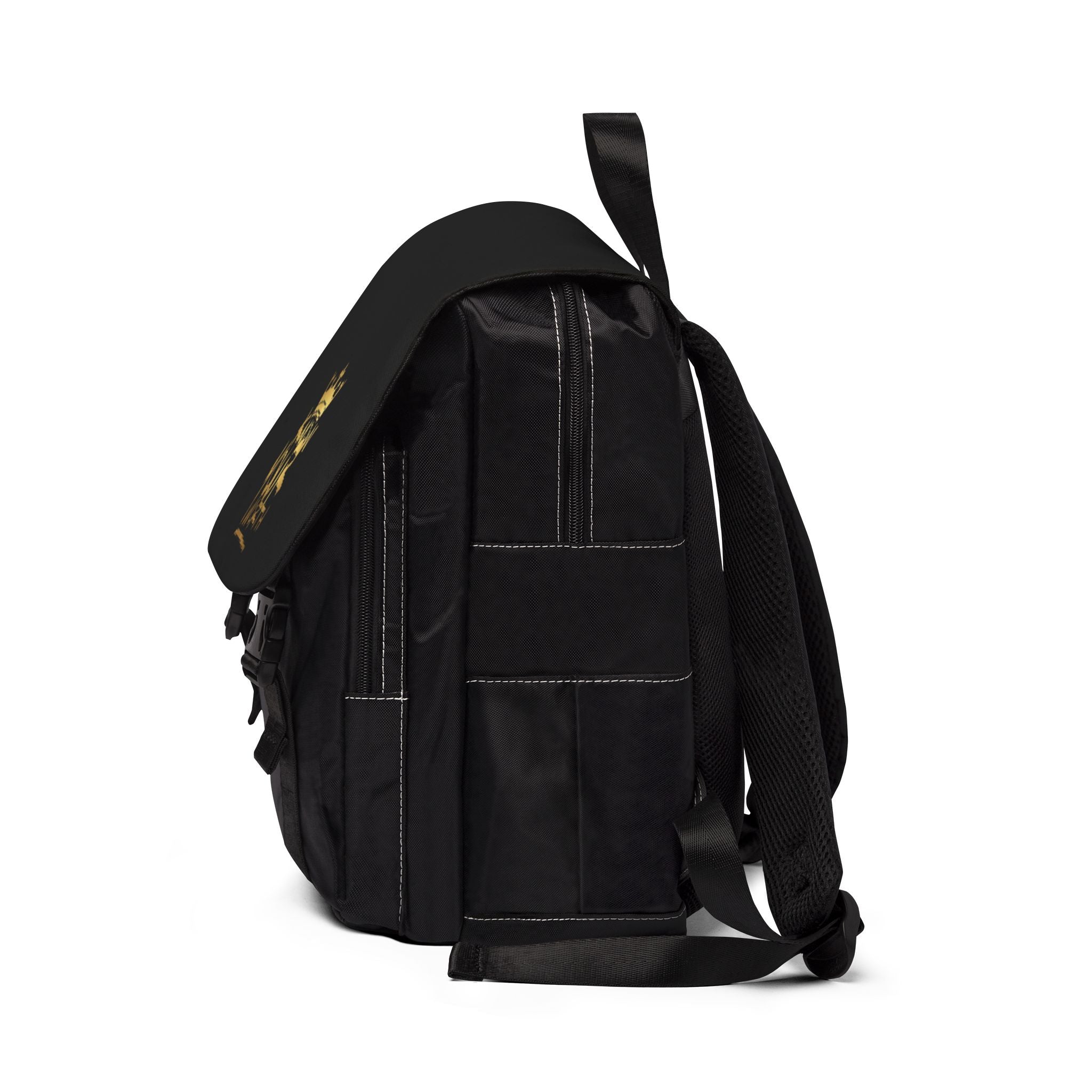 Know Your Worth Designer Gold Crown Casual Shoulder Backpack