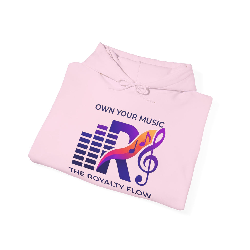 The Royal Flow by KYW - Hoodie — White or Pink _ Music Logo - Pullover
