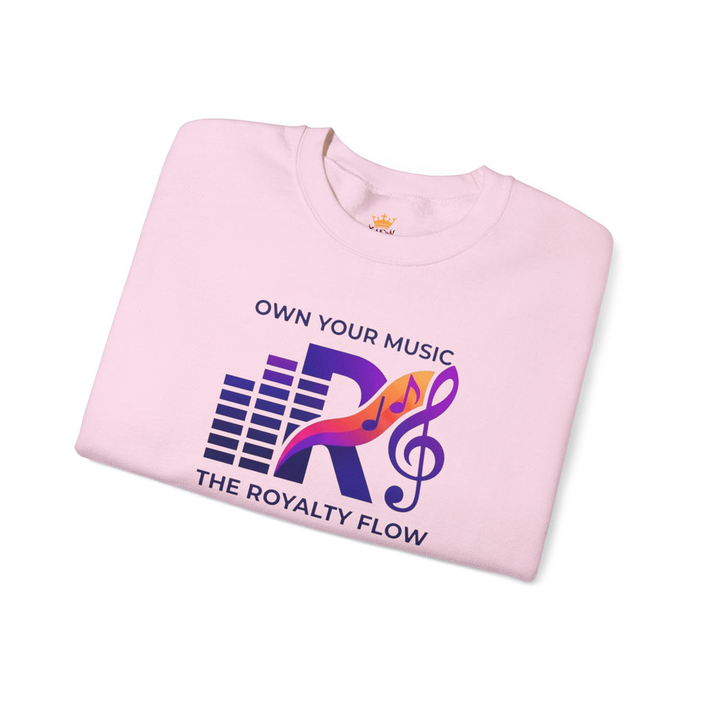 The Royalty Flow by KYW - Music Logo - 4 Colors Crewneck Sweatshirt