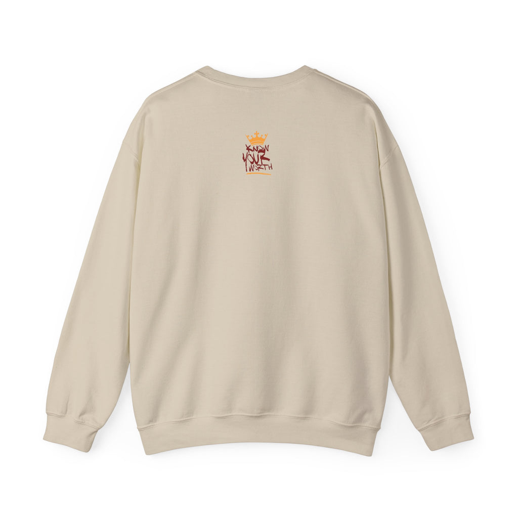 Know Your Worth - Royal KYW Bear Graphic - Crewneck Sweatshirt