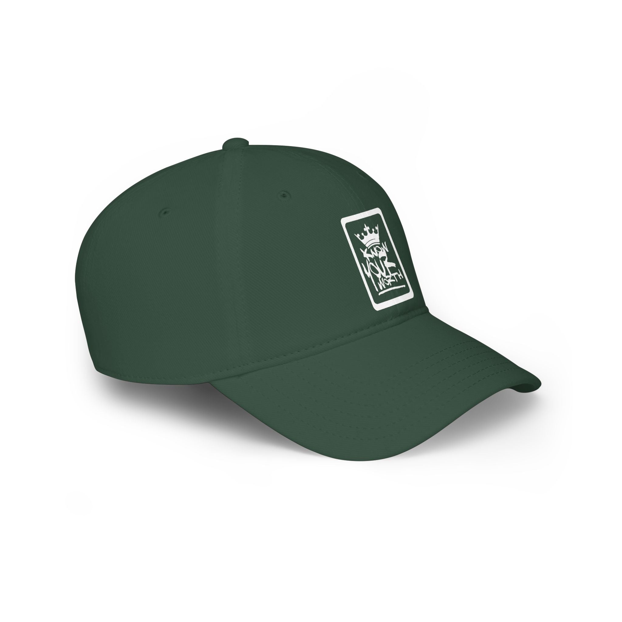 Know Your Worth Emblem - Low Profile Baseball Cap
