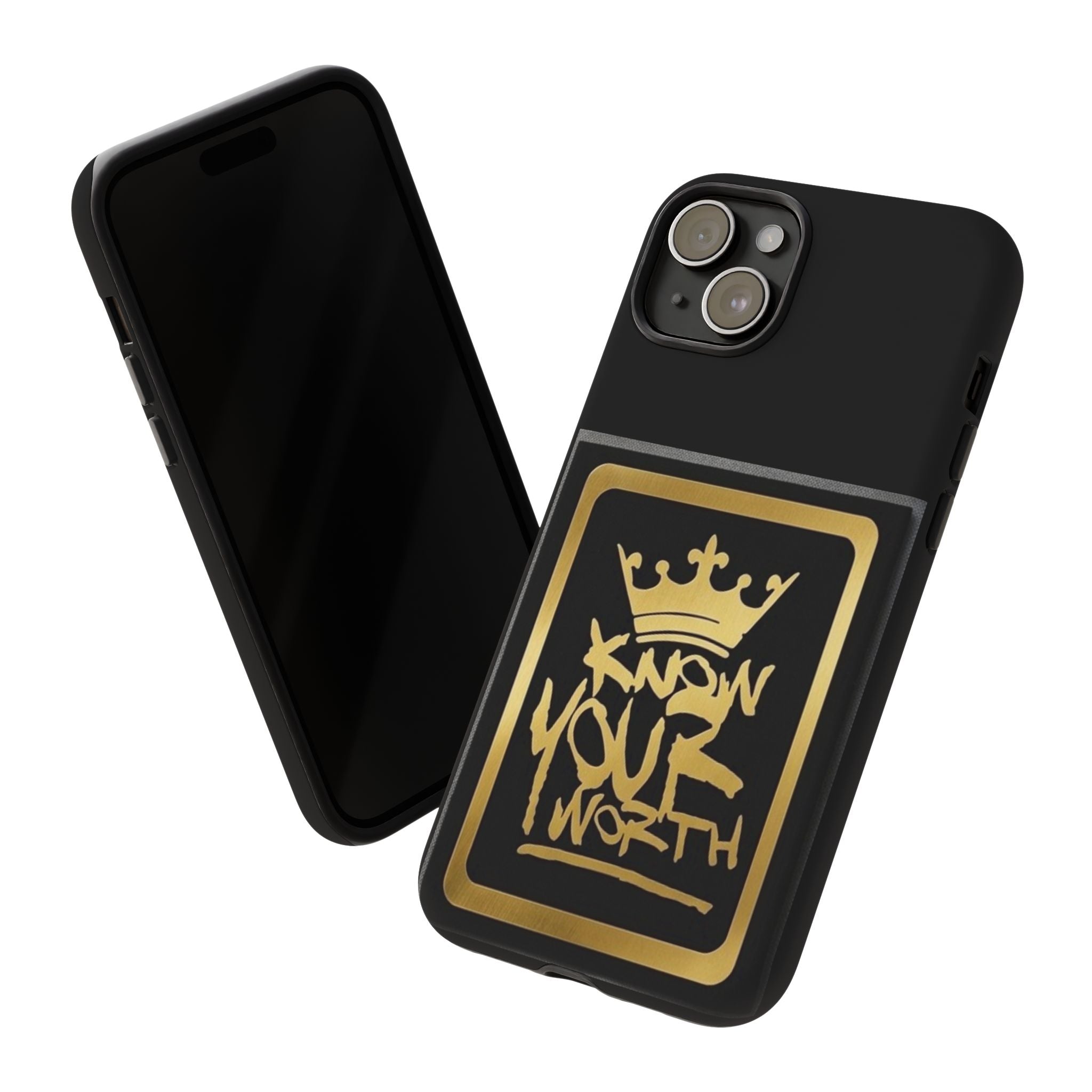 Know Your Worth 61920 - Gold Crown Cell Phone Case/ Cover