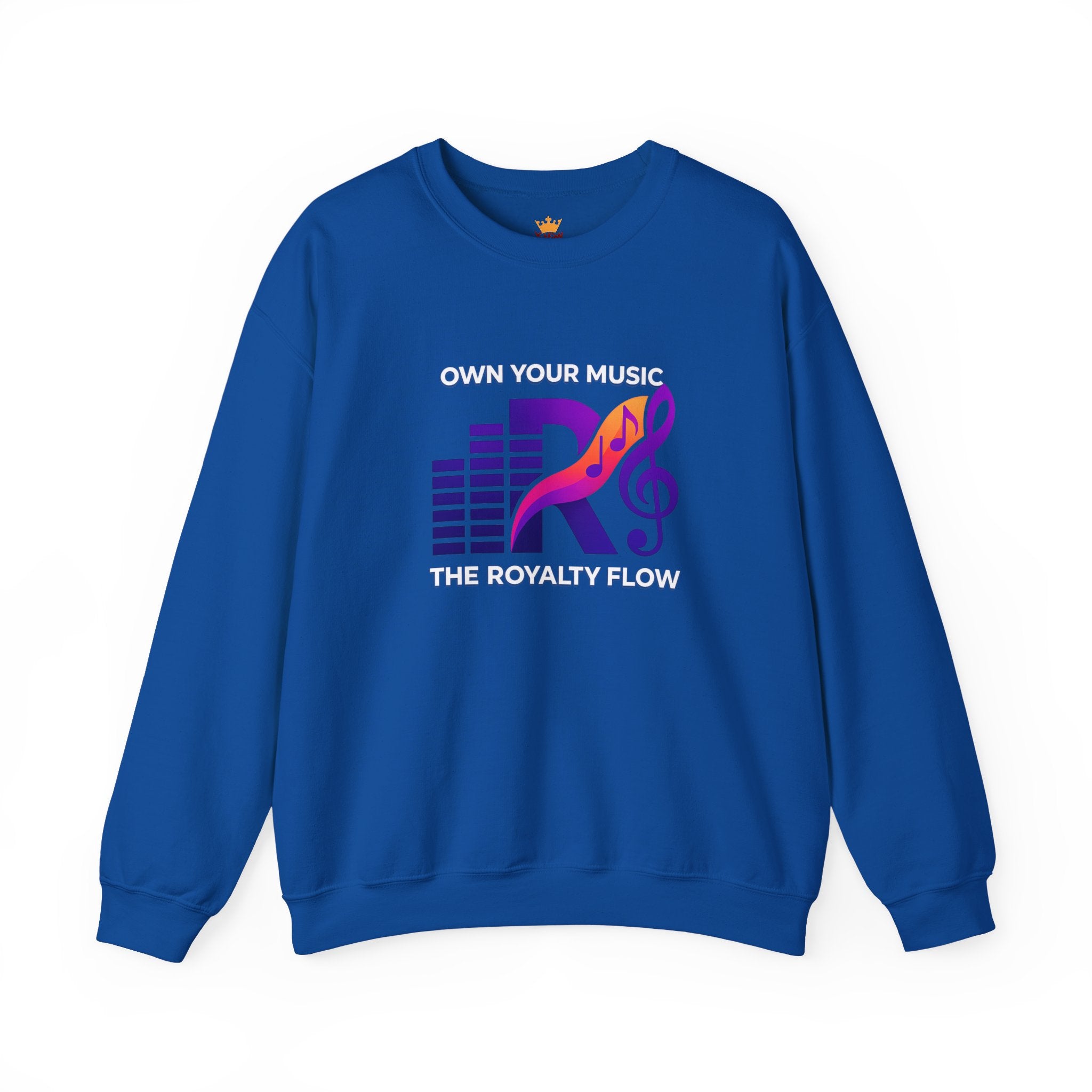 The Royalty Flow by KYW - Music Logo - Crewneck Sweatshirt