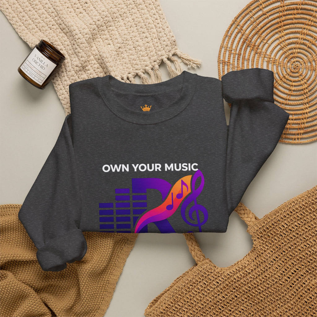 The Royalty Flow by KYW - Music Logo - Crewneck Sweatshirt