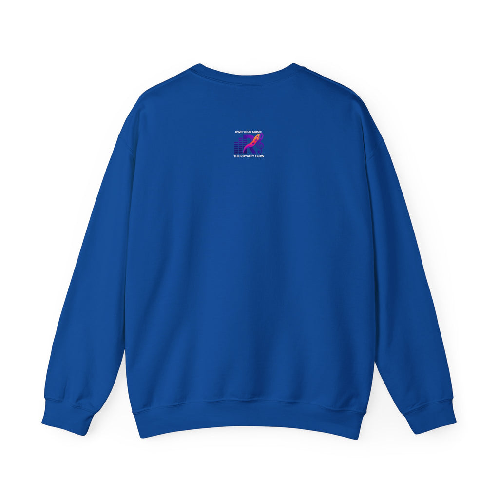The Royalty Flow by KYW - Music Logo - Crewneck Sweatshirt