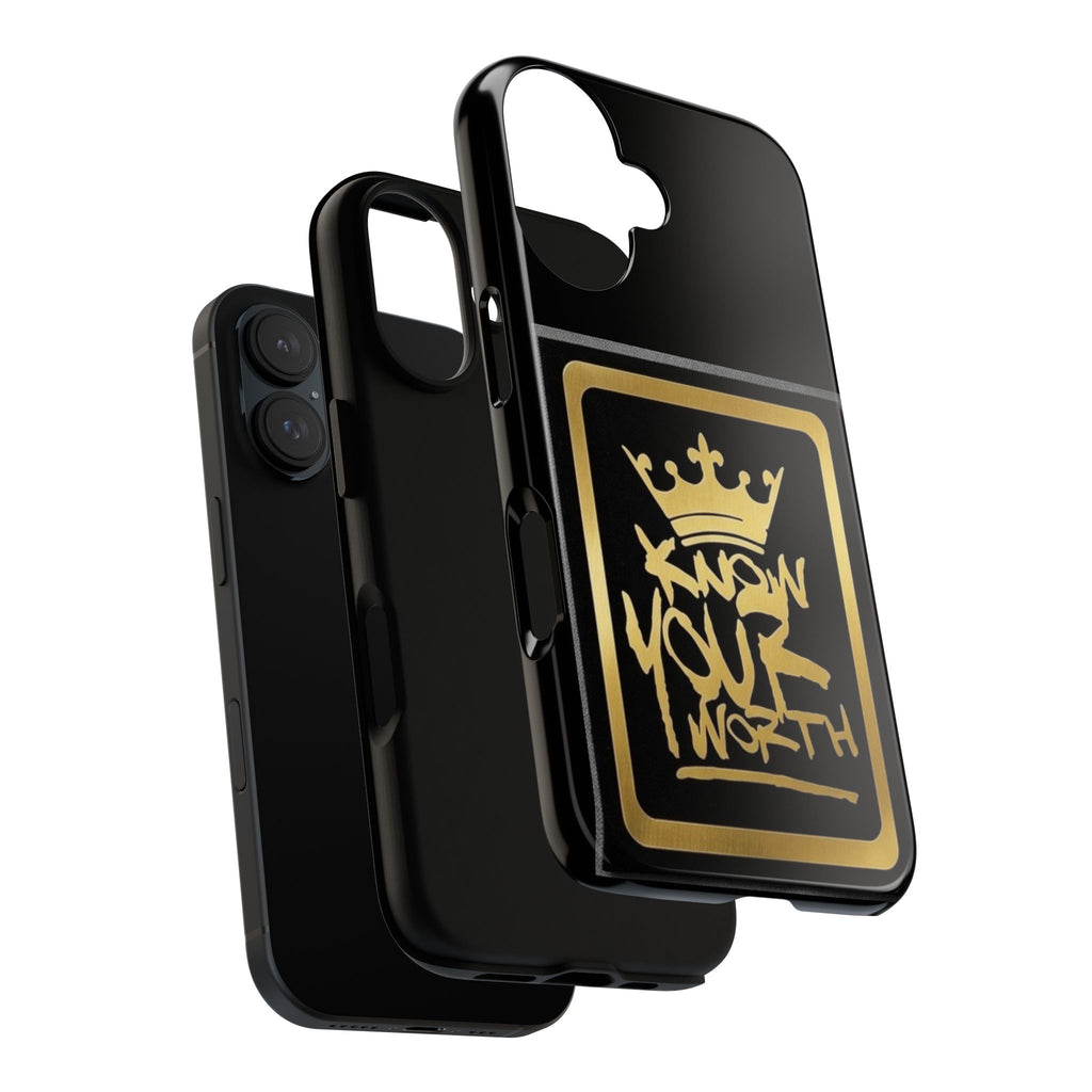 Know Your Worth 61920 - Gold Crown Cell Phone Case/ Cover