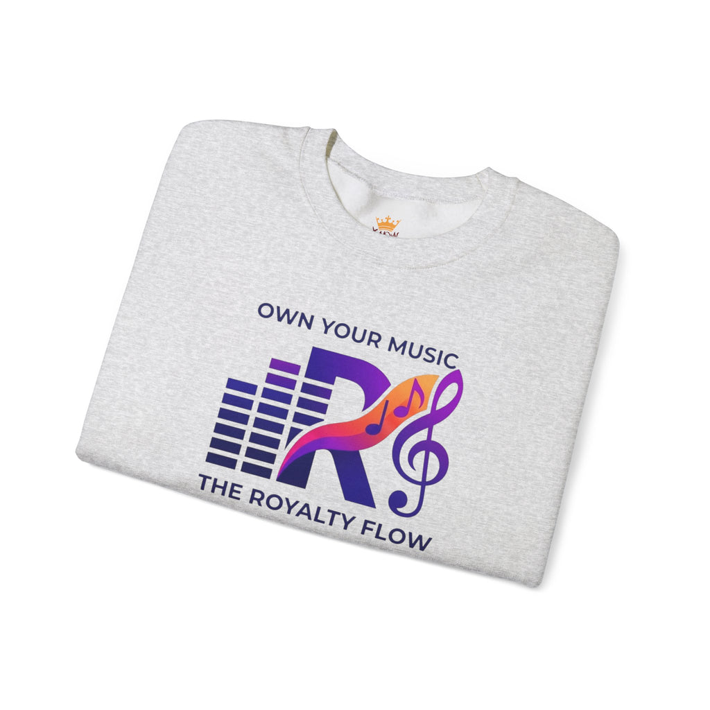 The Royalty Flow by KYW - Music Logo - 4 Colors Crewneck Sweatshirt