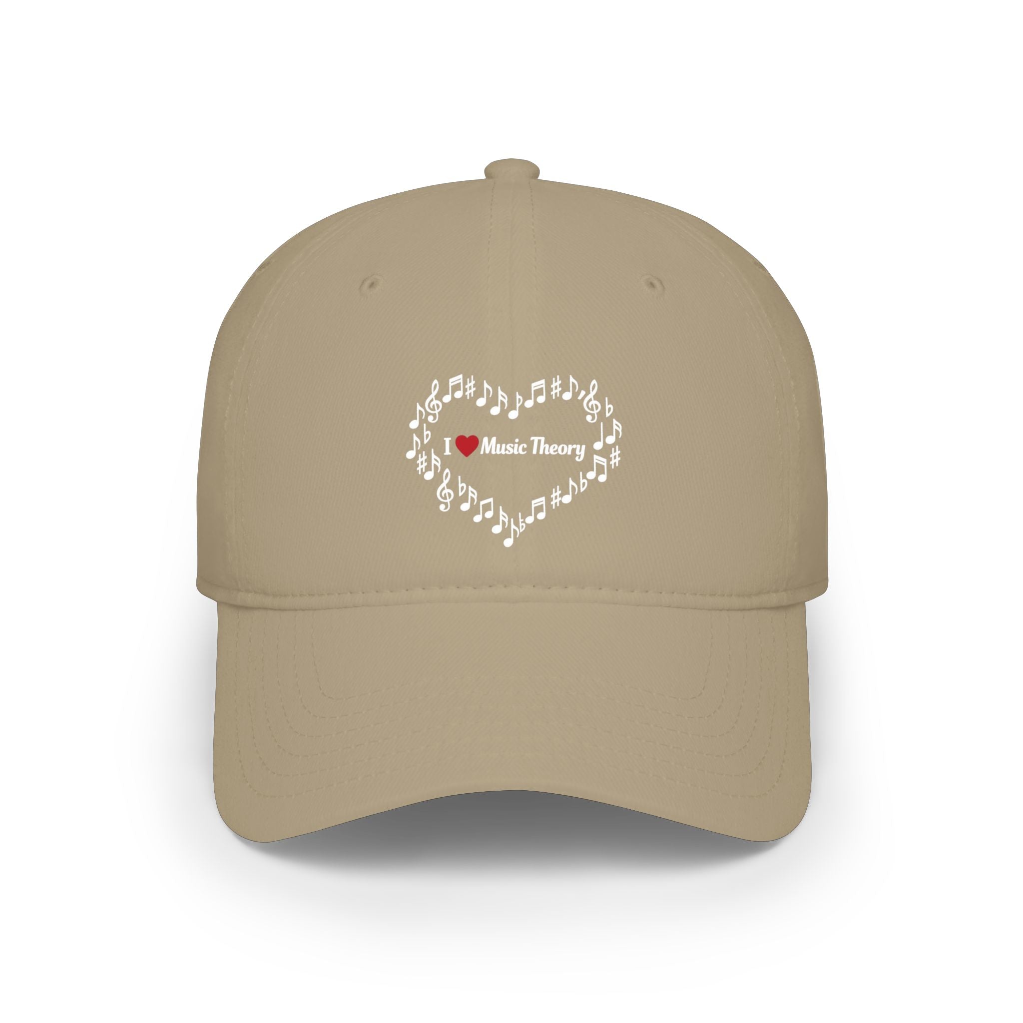 I Love Music Theory - 5 Low Profile Baseball Cap