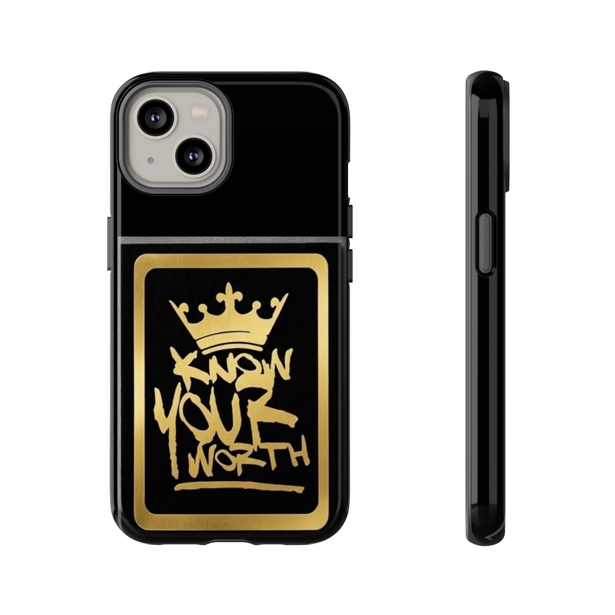 Know Your Worth 61920 - Gold Crown Cell Phone Case/ Cover