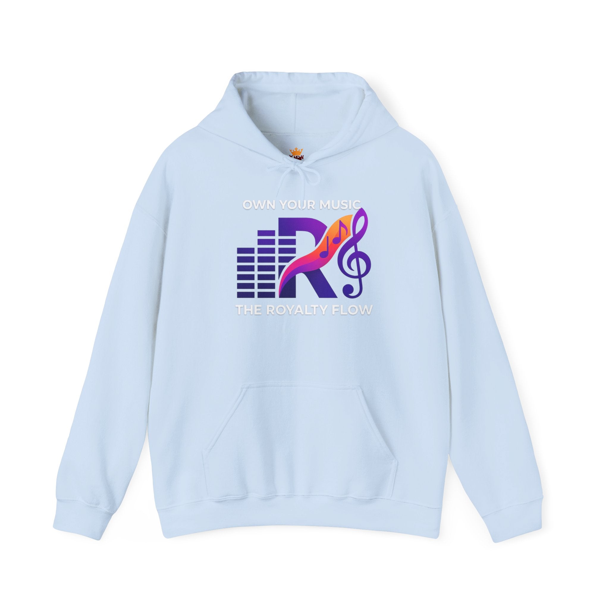 The Royalty Flow Hoodie by KYW — Music Logo - Pullover