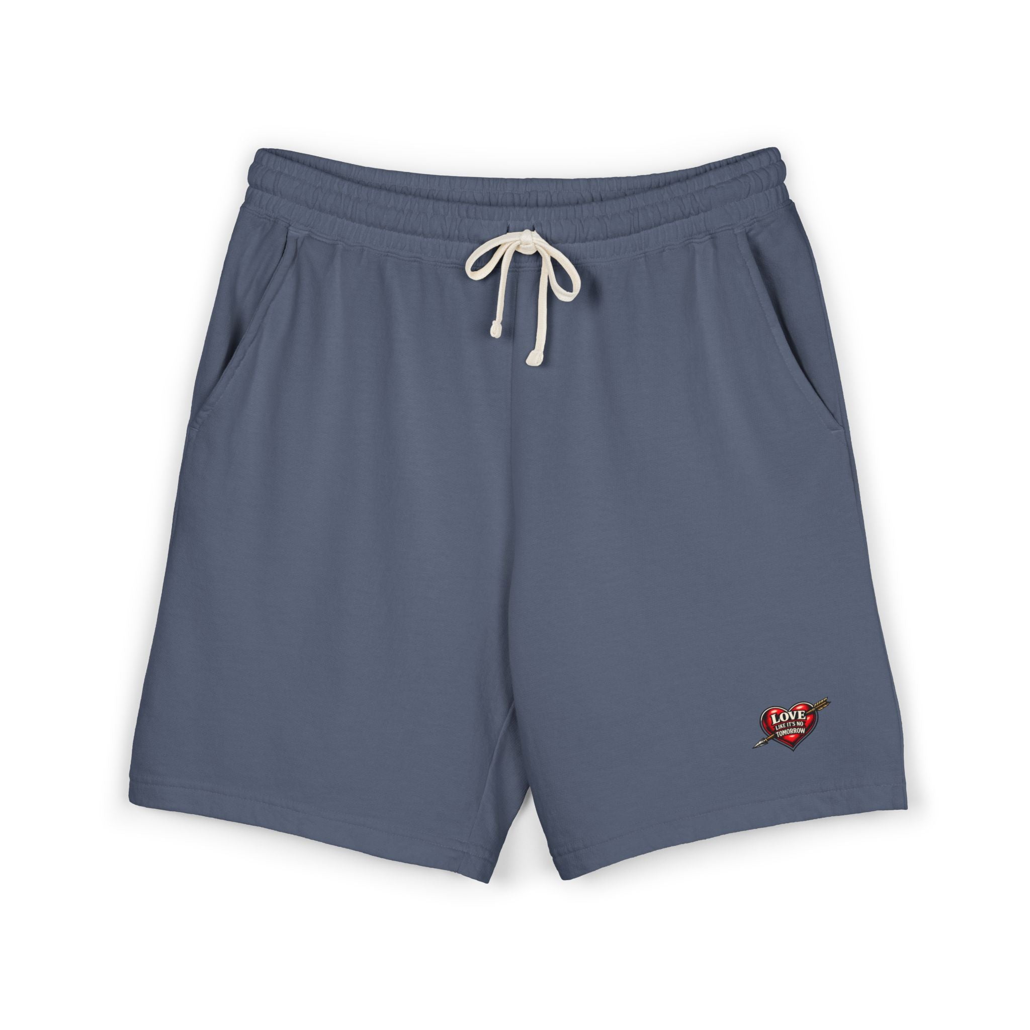 Embroidered - Love Like It's No Tomorrow by KYW - Fleece Sweat Shorts