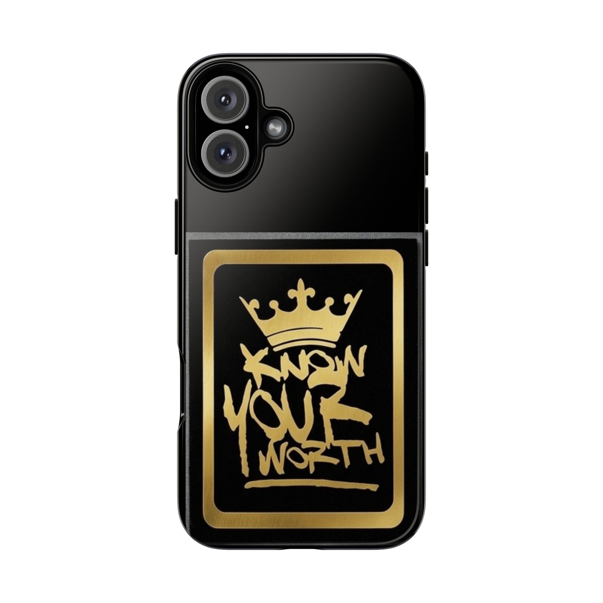 Know Your Worth 61920 - Gold Crown Cell Phone Case/ Cover