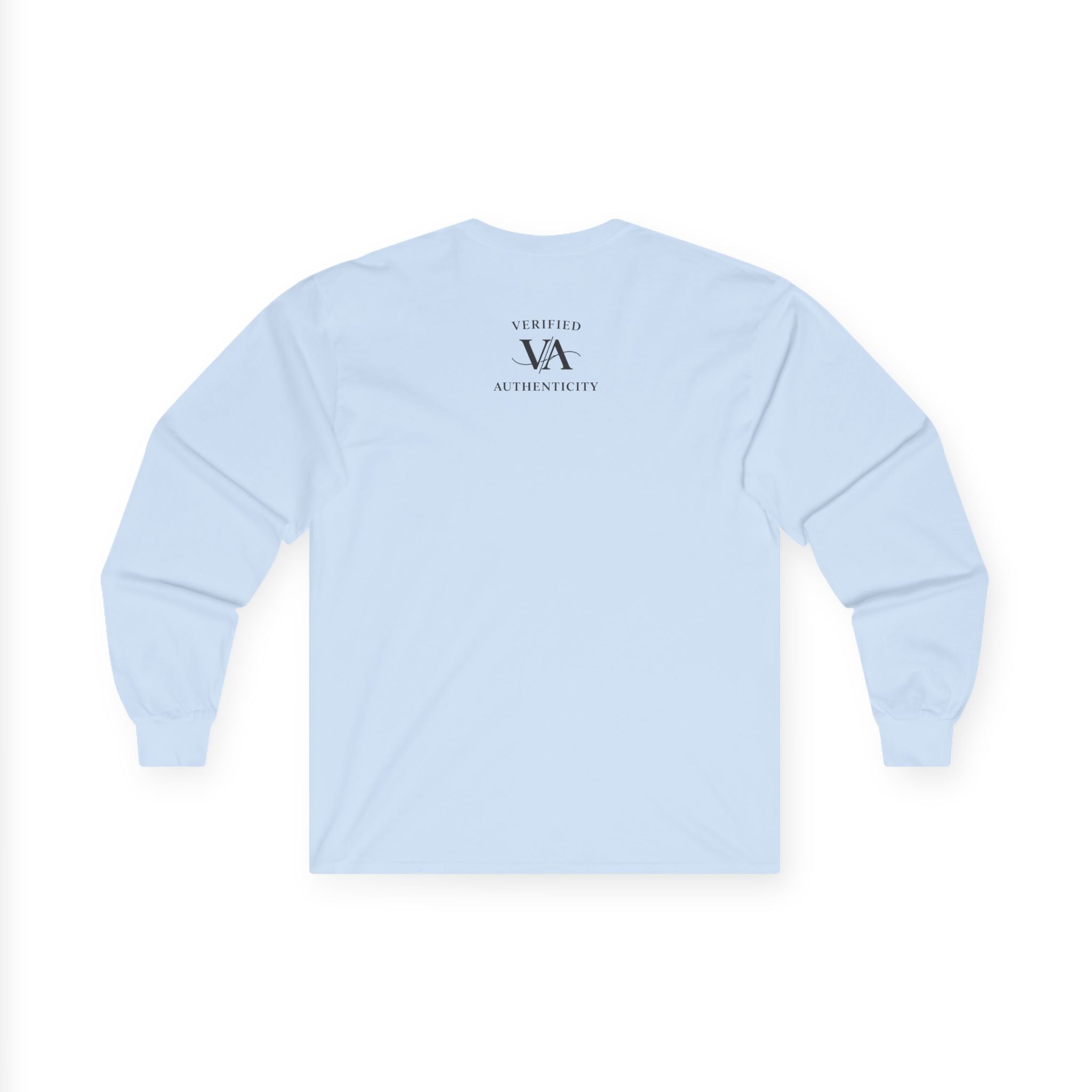 Long Sleeve Tee — "Verified Authenticity" Linear Logo