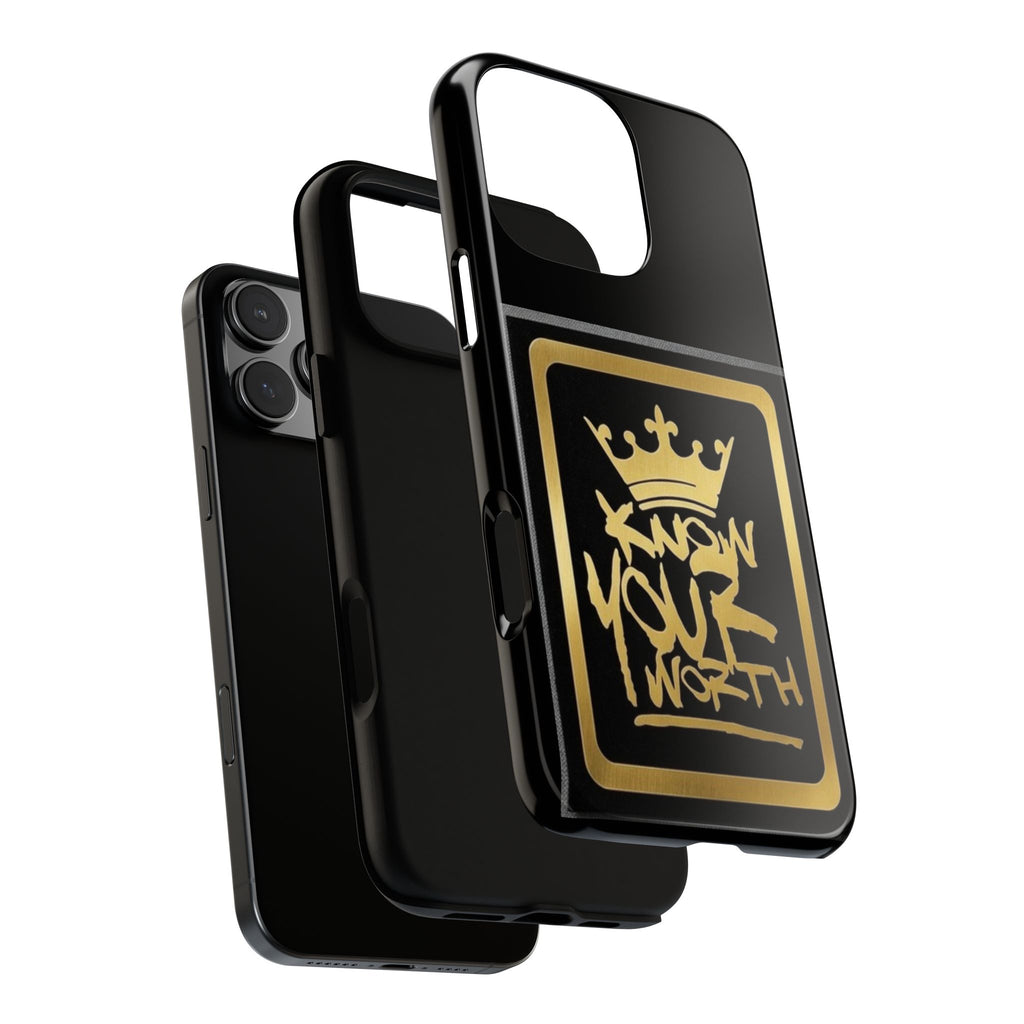 Know Your Worth 61920 - Gold Crown Cell Phone Case/ Cover